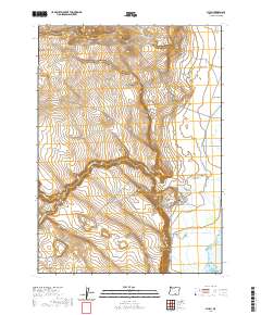 2020 Map of Plush, 2020 Print