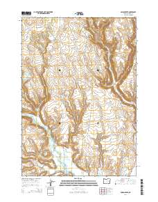 2014 Map of Poison Creek, 2014 Print