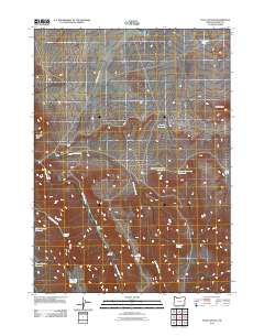 2011 Map of Pole Canyon, 2011 Print
