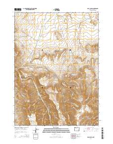 2014 Map of Pole Canyon, 2014 Print