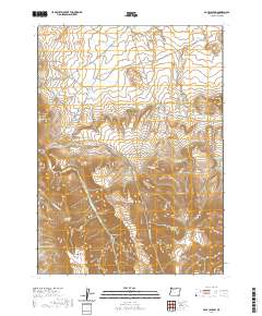 2020 Map of Pole Canyon, 2020 Print