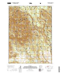 2020 Map of Ponina Butte, 2020 Print