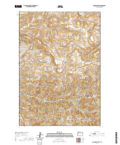 2020 Map of Porcupine Butte, 2020 Print