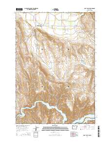 2014 Map of Posy Valley, 2014 Print