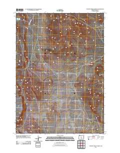 2011 Map of Poverty Basin North, 2011 Print