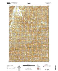 2020 Map of Prairie Peak, 2020 Print
