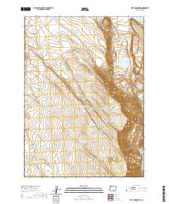2020 Map of Priday Reservoir, 2020 Print
