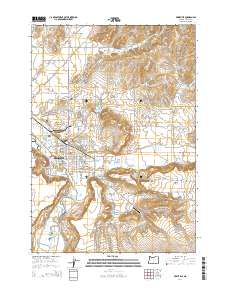 2014 Map of Prineville, 2014 Print