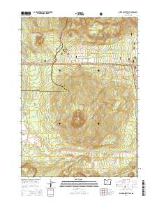 2014 Map of Pumice Desert East, 2014 Print