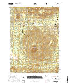 2020 Map of Pumice Desert East, 2020 Print