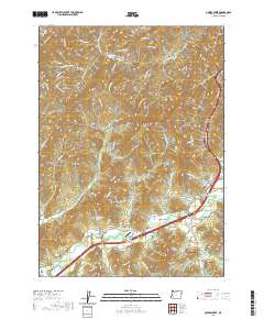 2020 Map of Quines Creek, 2020 Print