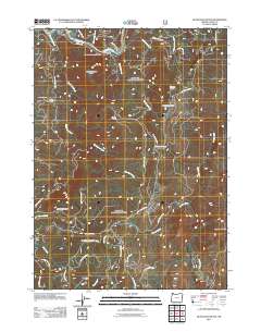 2011 Map of Quosatana Butte, 2011 Print