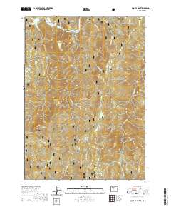 2020 Map of Quosatana Butte, 2020 Print