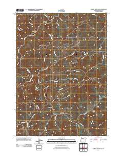 2011 Map of Rabbit Mountain, 2011 Print