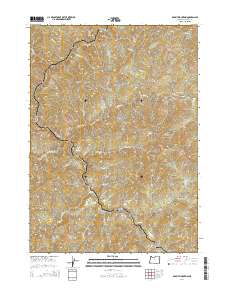 2014 Map of Rabbit Mountain, 2014 Print