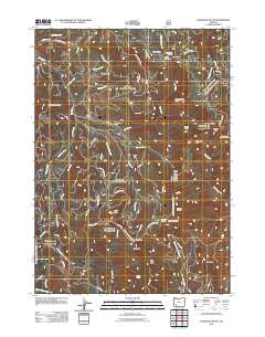 2011 Map of Ragsdale Butte, 2011 Print