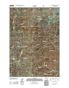 2011 Map of Rail Creek Butte, 2011 Print