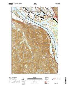 2020 Map of Rainier, 2020 Print
