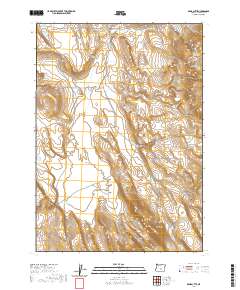 2020 Map of Rams Butte, 2020 Print