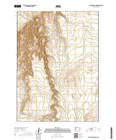 2020 Map of Rattlesnake Canyon, 2020 Print