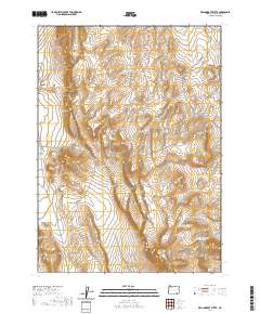 2020 Map of Red Lookout Butte, 2020 Print