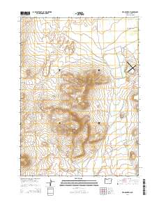 2014 Map of Red Mountain, 2014 Print