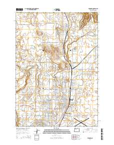 2014 Map of Redmond, 2014 Print