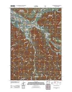 2011 Map of Rhododendron, 2011 Print