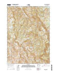 2014 Map of Rio Canyon, 2014 Print