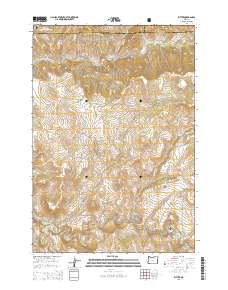 2014 Map of Ritter, 2014 Print