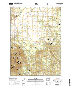 2020 Map of Riverbed Butte, 2020 Print