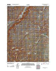 2011 Map of Robbers Roost, 2011 Print