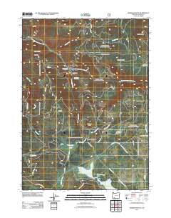 2011 Map of Robinson Butte, 2011 Print