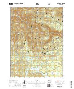 2020 Map of Robinson Butte, 2020 Print