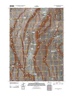 2011 Map of Rock Camp Draw, 2011 Print