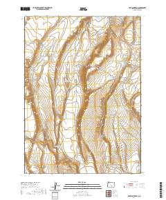 2020 Map of Rock Camp Draw, 2020 Print
