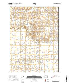 2020 Map of Rockhouse Reservoir, 2020 Print