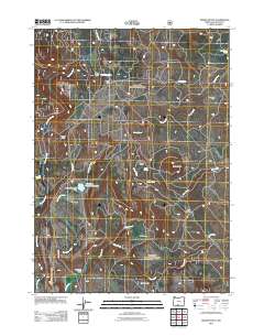 2011 Map of Rodeo Butte, 2011 Print