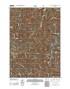 2011 Map of Roman Nose Mountain, 2011 Print