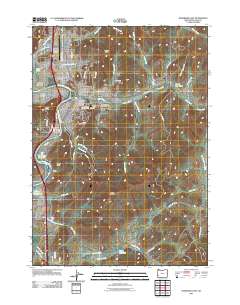 2011 Map of Roseburg East, 2011 Print