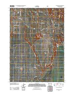 2011 Map of Round Butte, 2011 Print