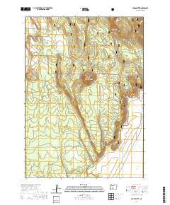 2020 Map of Round Butte, 2020 Print