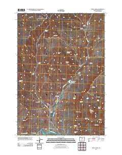 2011 Map of Rowe Creek, 2011 Print