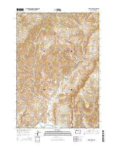 2014 Map of Rowe Creek, 2014 Print