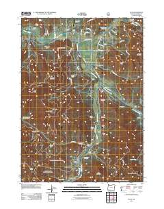 2011 Map of Ruch, 2011 Print