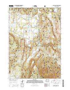 2014 Map of S'Ocholis Canyon, 2014 Print