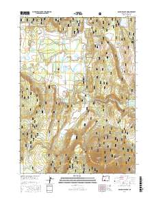 2017 Map of S'Ocholis Canyon, 2017 Print