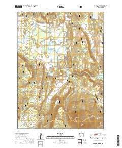 2020 Map of S'Ocholis Canyon, 2020 Print