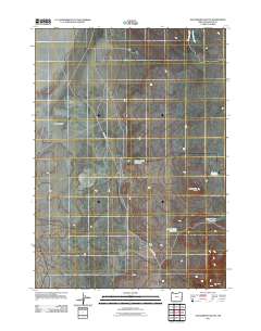 2011 Map of Sacramento Butte, 2011 Print