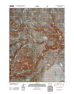 2011 Map of Sage Hen Butte, 2011 Print